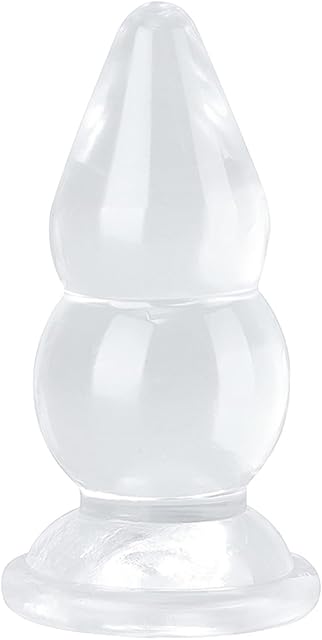 Giant Butt Plug Suction Cup Dildo Flexible Anal Trainer Anus Expander Men Women Anal Beads Sex Toys BDSM Vaginal Masturbation (M)