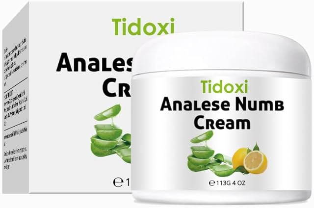 Analese Numb Cream,Anal Numbing Cream,with Vitamin C and Aloe 50ml