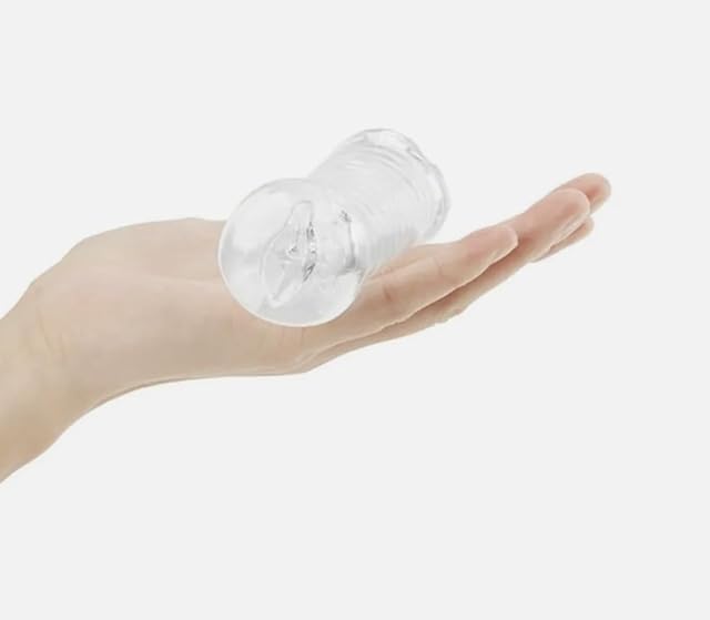 Clear Mini Ribbed Male Masturbator Sleeve SL32937