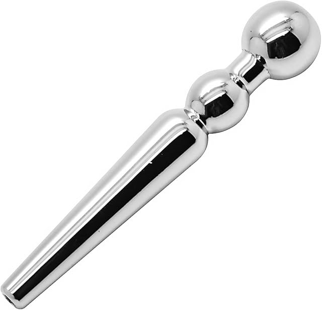 Biball Penis Plug, 316L Surgical Steel Hollow Male Urethral Stretching Plug - (10mm)