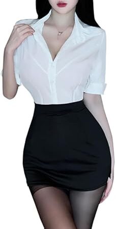 Women's Sexy Cosplay Office Secretary Underwear Japanese Female Teacher Anime Nightclub Halloween Costume