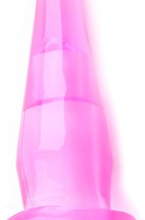 BDSM Silicone Finger Anal Sex Toys for Man Erotic Anus Plug Soft G-Spot Stimulation Thread Dilator Butt Plug (Color : Transparent-Pink, Size : A)