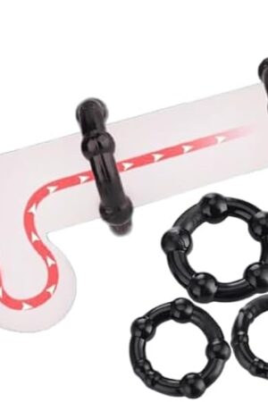 3 Pcs Silicone Penis Rings Set, 3 Size Cock Rings for Men Longer Harder Bigger Erection, Better Sex Performance Erection Enhancing Premium Adult Sex Toys Add Girth (A)