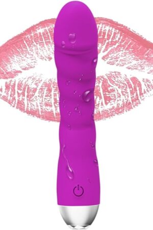 G-Spot Dildo Vibrator for Women Sex Toy with 10 Modes Realistic Vibrating Machine Clitoris Nipple Vagina Massagers Heated Adult Sex Toys for Women Couples, Purple