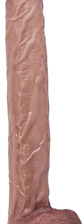 1752 Inch Super Huge Dildo Realistic Long Big Anal Dildos with Small Glans, Massive Giant Dildo with Strong Suction Cup for Anal G-spot Play, Body Safe Thick XL Large Dildo Sex Toy for Men Women Gay