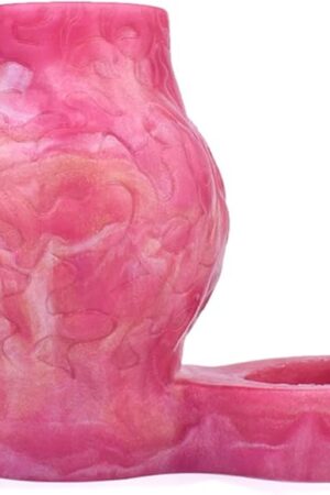 Knot Small Penis Sleeve Male Penis Enlargement Sleeve with Cock Ring Adult Sex Toy, Silicone Penis Enlarger Sleeve Soft Cock Sleeve Sex Toy for Men (S)