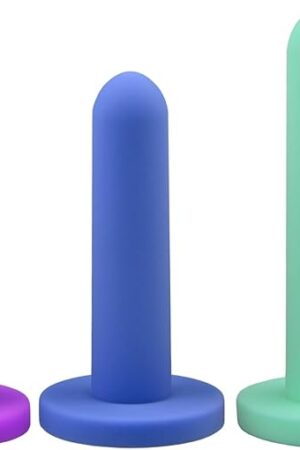 FST Butt Plugs Silicone Vaginal Dilators Anal Training Kit Simple Dildo Set for Pelvic Floor Exercises Anal Dildos for Prostate Massage Anal Stretching Adult Sex Toys for Women Men (Beginner, 3 Pcs)