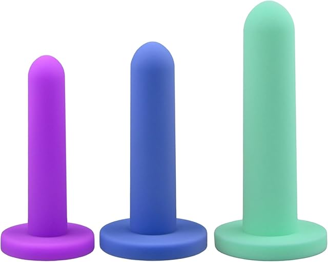 FST Butt Plugs Silicone Vaginal Dilators Anal Training Kit Simple Dildo Set for Pelvic Floor Exercises Anal Dildos for Prostate Massage Anal Stretching Adult Sex Toys for Women Men (Beginner, 3 Pcs)