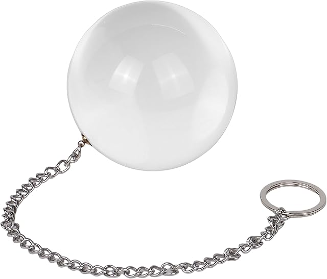 Anal Ball Plugs Large Glass Butt Plugs with Metal Safety Chain Anus Dilator Anal Sex Toys for Advanced Women Men (XXXL)