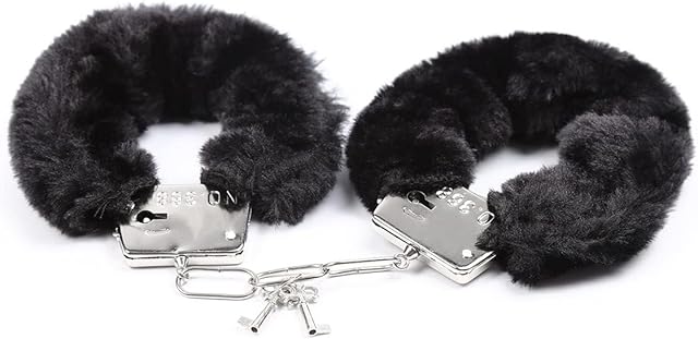 Hand Cuffs Set Couple Handcuffs Fuzzy Handcuffs Fluffy Handcuffs Plush Thickening Handcuffs