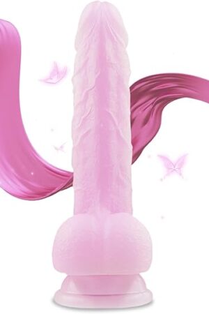 Adult Sex Toys for Women - 78In Realistic Dildo Adult Toys Dildos for G Spot Clitoral Vagina Stimulation, Huge Pink Dildo with Suction Cup, Silicone Female Sex Toy for Woman Hand-Free(Pink)