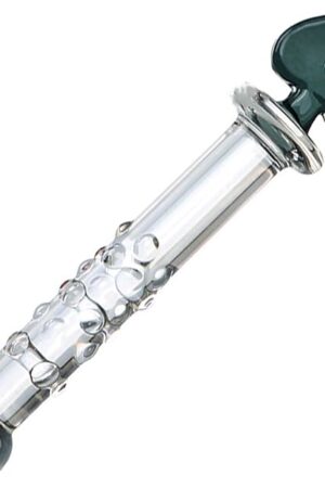 Glass Dildo Crystal Penis Glass Pleasure Wand Female Masturbator Sex Toy,Novelties Glass Dildo Crystal Penis Glass Wand G-spot Stimulation Female Masturbator for Women and Couples(Style 2)