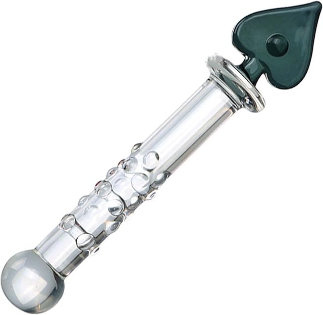 Glass Dildo Crystal Penis Glass Pleasure Wand Female Masturbator Sex Toy,Novelties Glass Dildo Crystal Penis Glass Wand G-spot Stimulation Female Masturbator for Women and Couples(Style 2)