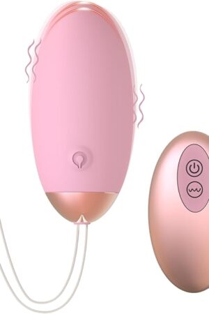 Wearable Vibrator for Women, Wireless Remote Control Adult Toy, Mini Egg Vibrator Bullet with 10 Vibration Modes, Small Pink Discreet G-Spot Clit Stimulator, Waterproof Portable Panty Vibe