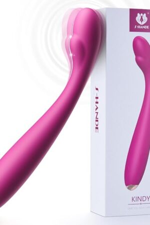 G Spot Vibrator Adult Toy, Clitoral Nipple Anal Stimulator with 9 Powerful Vibrating Modes, Finger Shaped Slim Vibrator Wand Sex Toys for Women and Couples