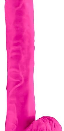 Eden Adult Sex Toys - Dual Density Monster Dildo - 14 Inch Long - Realistic Big Penis with Suction Cup for Clitoral G-Spot & Anal Stimulation - Strap-On Compatible for Women Men & Couples Play - Pink