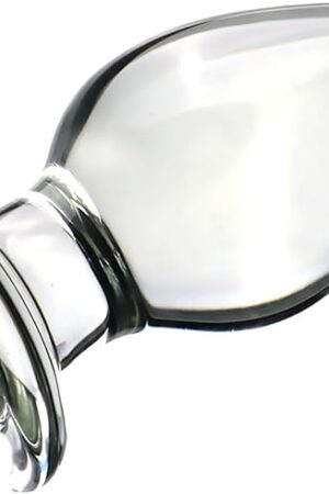 Crystal Large Anal Plug, Large Glass Butt Plug Dilator Sex Slave Prostate Massage Transparent Anus Training Adult Sex Toy for Men Women Masturbation