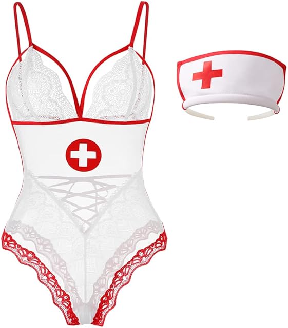 Halloween Costume for Women Nurse Costume for Women Nurse Cosplay Outfit Lingerie