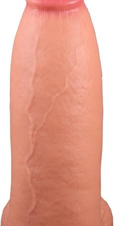 13?Huge Silicone Dildo,38?Wide Extra Thick Realistic Massive Dildo with Strong Suction Cup for Anal Play,G-Spot Giant Big Dildos Butt Plug Fake Penis Adult Sex Toys for Woman Men Gay