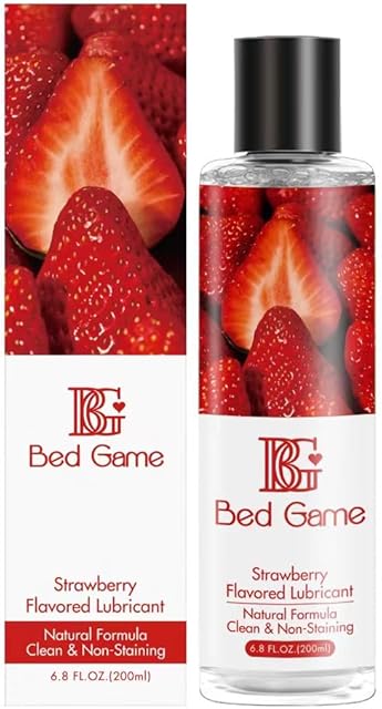 Water-Based Strawberry Flavored Lubricant Sex Lube for Men, Women, and Couples, Massage Gel PH Balanced Massage Oil with Non-Sticky Formula Anal Lube - Privacy and Toy Safe Lube - 68 Fl Oz