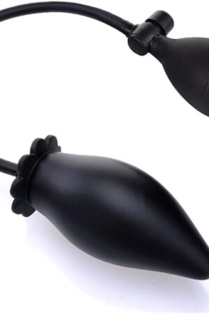 Inflatable Anal Butt Plug Pump Expandable Massager G-Spot Sex Toy for Men Women