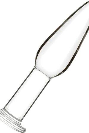 LEEWEDENG Glass Anal Plugs,484 in Crystal Mushroom Butt Plugs Prostate Massage Sex Toys for Women Men