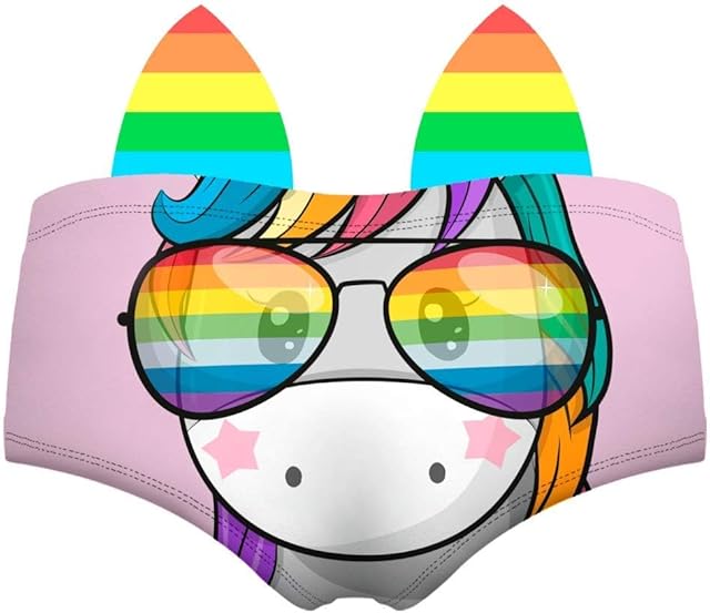 Women's 3D Funny Animal Look Underwears Sexy Naughty Briefs With Cute Ears