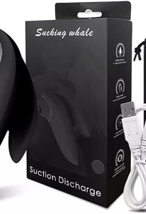 Whale Suction Vibrator (Black)