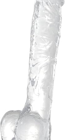 14 inch Huge Realistic Dildo, Clear G spot Dildo with Strong Suction Cup for Hands-Free Play, Big Thick Penis Lifelike Anal Dildo, Adult Sex Toy for Women Men