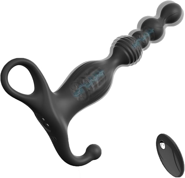 Anal Butt Plug Anal Beads Sex Toys Silicagel Vibrator for Men Women Masturbator Sex Machine Anal Plugs Toys Annals Ball Goods for Adults Butt Training Plugs