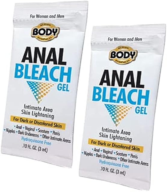 2pc Body Action Anal Bleaching Gel for intimate body action vaginal, anal bleach (20fl oz)