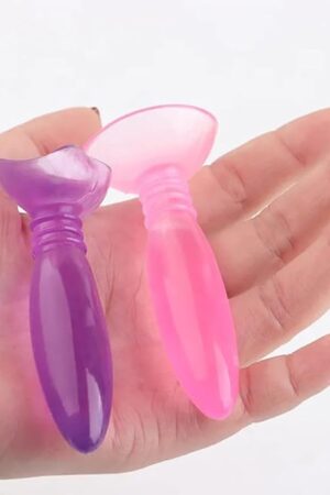 2Pcs Mini Anal Plug, Anal Training Set for Anal Sex Beginners Advanced Users SM Sex Game Play, Small Butt Plug Sex Toys with Suction Cups