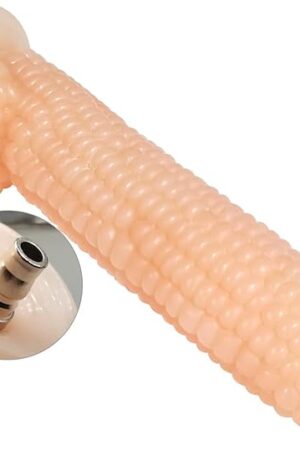 G-spot Bumps Dildo with Vac-u-Lock Adapter Sex Machine Thrusting Vegetable Penis Big Cock Adult Sex Toy for Vaginal & Anal Stimulation(Flesh)