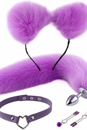 Anal Plug Suit Anal Sex Toys Anal Plug Butt Plug Adult Toys Butt Plug Anal Bead Trainer Anal Sex Toy Stimulator Couples Prostate Massager(Purple)