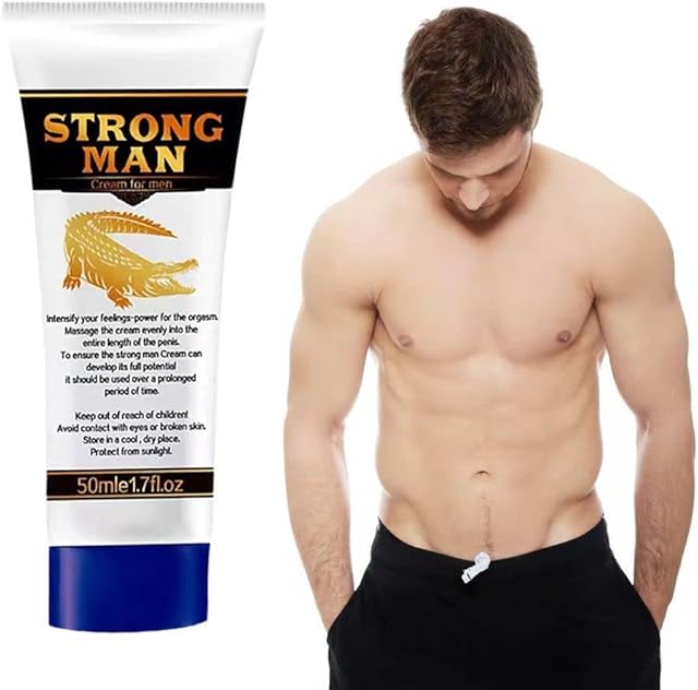 Leelove Enlargement Cream, Male Enlargemen Massage Extender Ointment Larger Thicker Longer for Better Performance 50ml, White, 1.7 Fl Oz (Pack of 1)