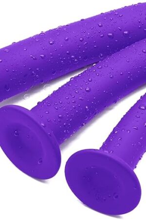 FST 3Pcs Dildo Set Silicone Anal Dildo Anal Butt Plug Anal Toys with Powerful Suction Cup for G-Spot Stmulation Prostate Massage Anal Sex Toys for Men Women Couples Beginner Anal Training Masturbation