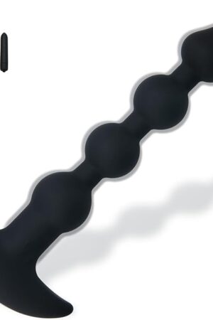 3 in 1 Vibrating Anal Beads Butt Plug with 10 Vibration Modes, Flexible Silicone Graduated Breasts Clitoris Vagina Prostate Massager ; Removable Bullet Vibrator Waterproof Anal Sex Toy for Unisex