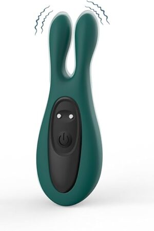 G-spot Rabbit Vibrator Sex Toys - Adult Toys Realistic Clitoral Stimulator & 9 Powerful Vibrations, Soft Silicone Bunny Clit Vagina Tits Massager for Women Couples Pleasure, Green