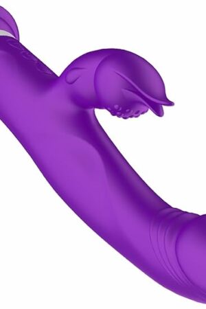 G-spot Rabbit Vibrator, 10 Vibration Modes Masturbator, Clitoral Waterproof Powerful Massager, Adult Female Toys