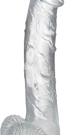 Huge Dildo Sex Toys, 12 Inch Clear Realistic Dildo Thick Anal Dildo with Strong Suction Cup for G-spot and Anal Hands-Free Play, Big Dildo Adult Toys for Men Women