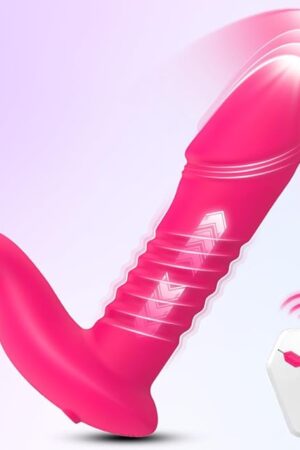 Wearable Butterfly Thrusting Sex Toys - Dildo G Spot Vibrator Anal Sex Toy with 10 Thrusting, Butterfly Clitoral Vibrators Female Couples Sex Toy, Nipple Adult Sex Toys for Women Men