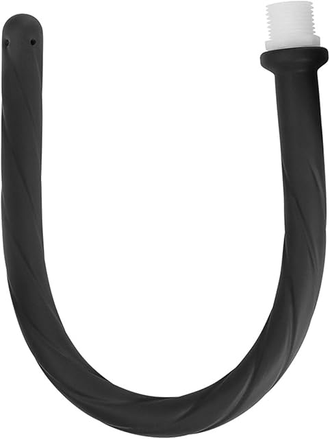 17in Silicone Irrigation Tubing for Colon Cleaning Shower Enema Attachment Attachable TapThreaded Flusher Anal Sex Toys