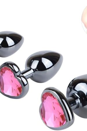 3 PCS Butt Plugs Anal Trainer Kits for Women Vaginal Stimulation G Spot Massage Anus Dilator Stainless Steel Anal Sex Toys Sex Factory