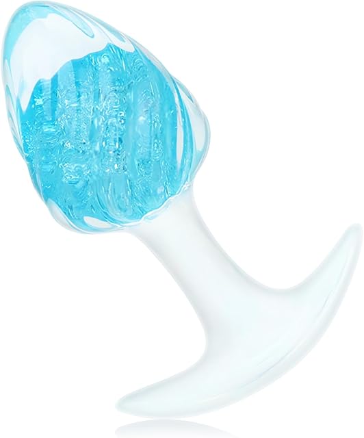 FST Wearable Butt Plug with Safe Flared Base Liquid Silicone Thread Prostate Massager Anal Dilator Adult Sex Toys for Men Women (L)