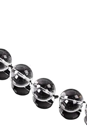 Female Glass Anal Beads Vaginal Balls Masturbation Anal Plug Butt Sex Toy Female Sex Products Vagina Kegel Balls for Women(Size M)