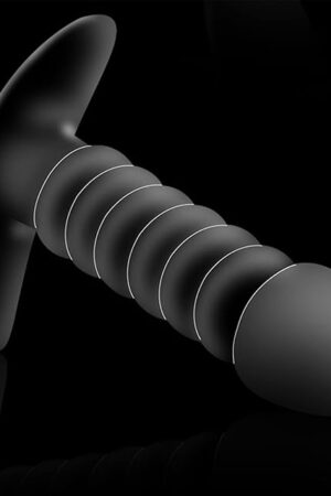 Electric Vibration Screw Thread Anal Plug for Couple Silicone Dildo Penis Stimulation Anal Adult Products Sex Toys
