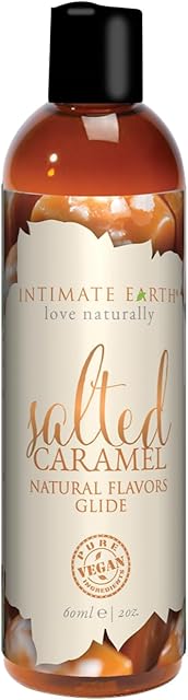 Intimate Earth Organic Natural Flavors Glide - 2 Fluid Ounces (Salted Caramel)