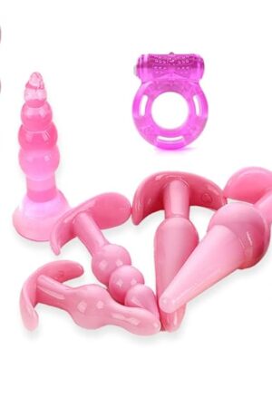 Anal Plug Butt Plug Sex Anales Plug Toys Butt Plugs Anal Sex Toys for Women Man Beginners Adult Couples Bondage Anal Plug Training Kit