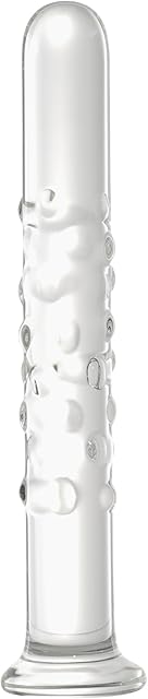 LEEWEDENG Crystal Glass Dildo, 61 inch Clear Pleasure Wand Anal Dildos Plug Sex Toys for Women,Men