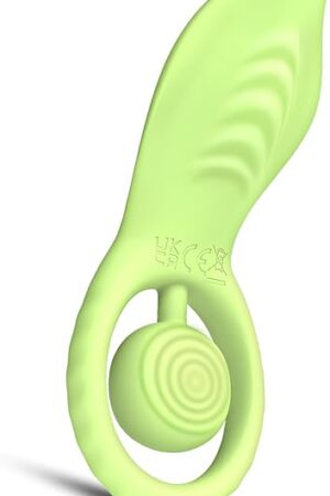 Vibrating Cock Ring Penis Sleeve Vibrator Couple Sex Toy for Men Women, 10 Vibrations Sex Things Clitoral Stimulator Adult Male Sex Toys Remote Control Vibrators, Female Sexual Pleasure Tools Green